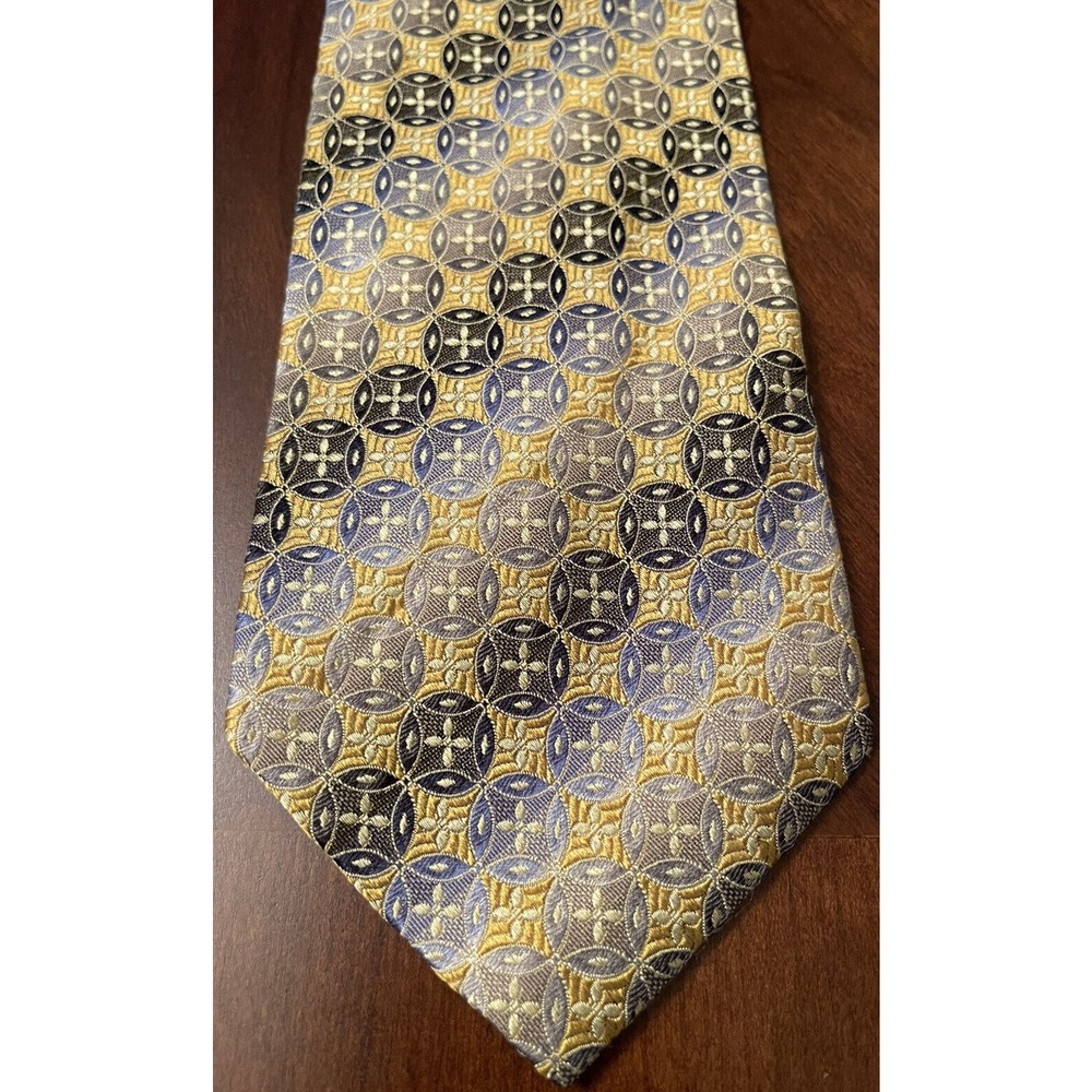 Fratelli Moda, Gold, 100% Silk, Made In Italy, Men’s Neck Tie